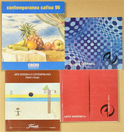 LOTTO COMPOSTO DA 4 CATALOGHI D'ASTA: - Arte moderna, asta n. 19, Galleria...