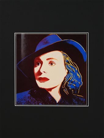 Da Warhol Andy INGRID BERGMAN foto-riproduzione su cartoncino, cm 23x23...