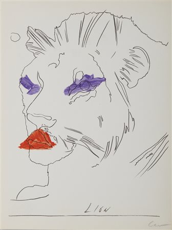 WARHOL ANDY (1928 - 1987) - Dalla serie Lo Zodiaco: Il Leone.