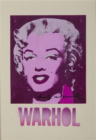 WARHOL ANDY (1928 - 1987) - (ATT.TO) . Marilyn.