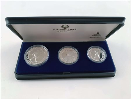 JUGOSLAVIA. Set Trittico delle Olimpiadi invernali di Sarajevo del 1984....