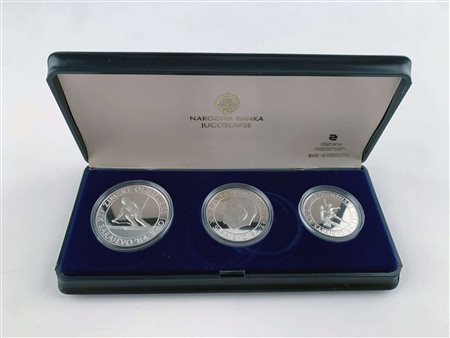 JUGOSLAVIA. Set Trittico delle Olimpiadi invernali di Sarajevo del 1984....