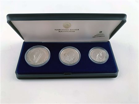 JUGOSLAVIA. Set Trittico delle Olimpiadi invernali di Sarajevo del 1984....