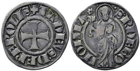 BOLOGNA. Taddeo Pepoli (1337-1350). Doppio grosso o Pepolese. Ag (2,68 g)....