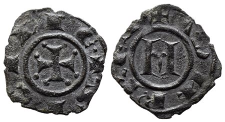 MANFREDONIA. Manfredi (1263-1266). Denaro. Mi (0,70 g). Attribuito dal...