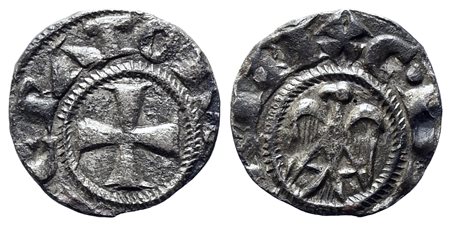 MESSINA. Regno di Sicilia. Enrico VI (1194-1197). Denaro a nome di Enrico e...