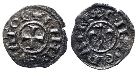 MESSINA. Regno di Sicilia. Enrico VI (1194-1197). Mezzo Denaro a nome di...