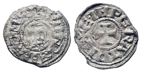 MESSINA. Regno di Sicilia. Enrico VI (1194-1197). Mezzo Denaro. Mi (0,29 g)....