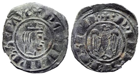 MESSINA. Regno di Sicilia. Federico II (1197-1250). Denaro. Coniato nel 1243....