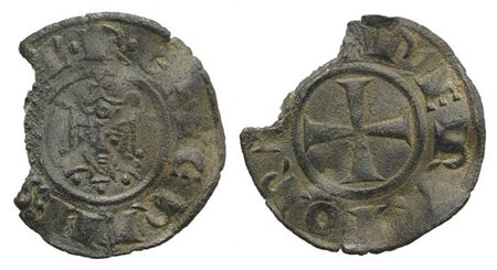 MESSINA. Regno di Sicilia. Federico II (1197-1250). Denaro. Mi (18mm – 0,55...