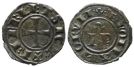 MESSINA. Regno di Sicilia. Federico II (1197-1250). Denaro. 1246. Bi (17 mm –...