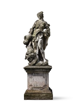 Elia Vincenzo Buzzi (Viggiù 1708 - 1780) (attr.) metà del secolo XVIIILeda e i