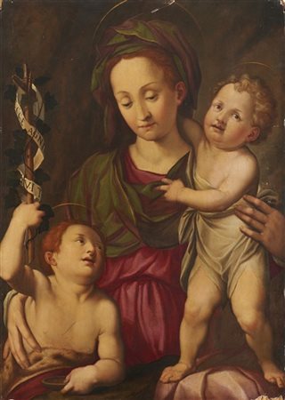 Santi di Tito Madonna con Bambino e San Giovannino

Olio su tavola, cm 78x56

(d