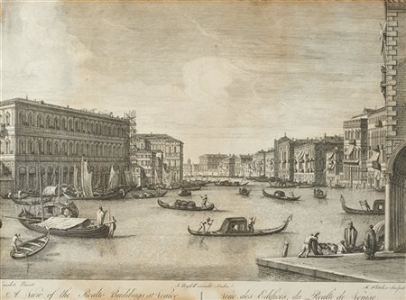 Henry Fletcher Veduta del ponte di Rialto, da un'invenzione di Canaletto

acquaf