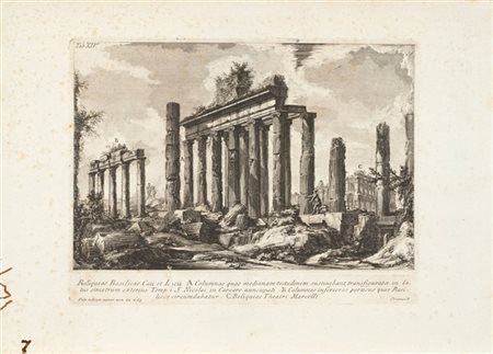 Giovanni Battista Piranesi Lotto composto da tre acqueforti:



Foro Romano (dal