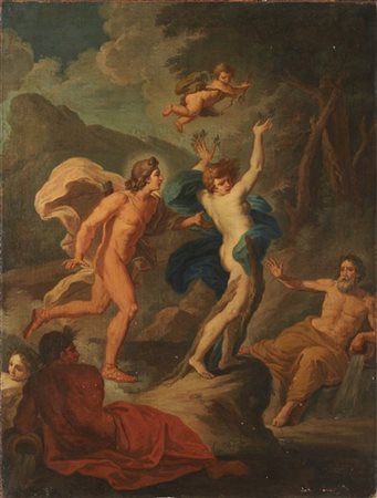 Scuola della fine del secolo XVIII - Apollo e DafneOl