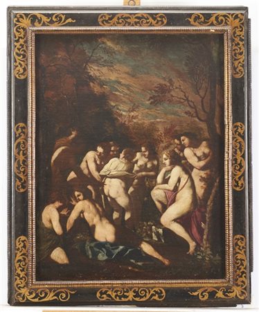 Scuola della fine del secolo XVII


Diana e Callisto

Olio su tela, cm 73,5x57