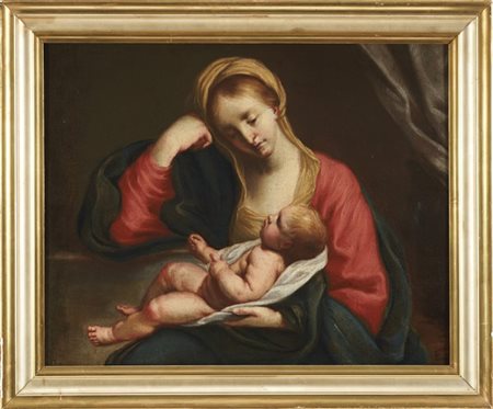 Scuola romana della fine del secolo XVII


Madonna con Bambino

Olio su tela, c