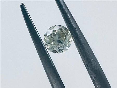 DIAMANTE 0,3 CT GIALLO CHIARO - I1 - TAGLIO BRILLANTE - CERTIFICATO ID -...