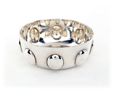  
Piccolo bowl in argento 950, Bulgari 
 cm 3,4x8,5 - gr. 162