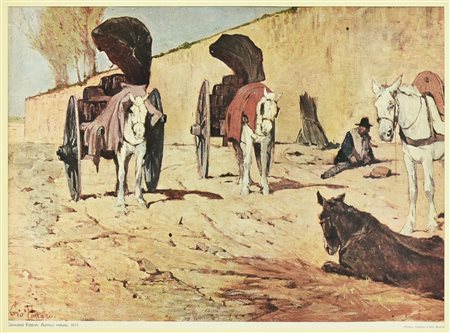 Giovanni Fattori BARROCCI ROMANI riproduzione fotografica su carta, cm...