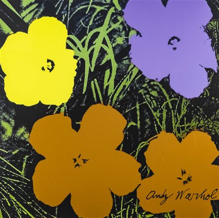 ANDY WARHOL<BR>Pittsburgh (USA) 1927 - 1987 New York (USA)<BR>"Flower"