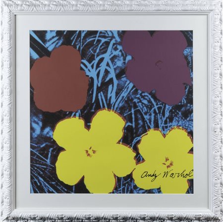 ANDY WARHOL<BR>Pittsburgh (USA) 1927 - 1987 New York (USA)<BR>"Flowers"