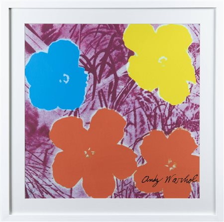 ANDY WARHOL<BR>Pittsburgh (USA) 1927 - 1987 New York (USA)<BR>"Flowers"