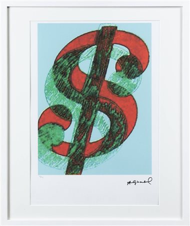 ANDY WARHOL<BR>Pittsburgh (USA) 1927 - 1987 New York (USA)<BR>"Dollar sign"