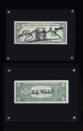 ANDY WARHOL<BR>Pittsburgh (USA) 1927 - 1987 New York (USA)<BR>"One Dollar (George Washington)" 1969