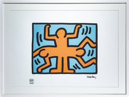 KEITH HARING<BR>Reading (USA) 1958 –1990 New York (USA)<BR>"Senza titolo"