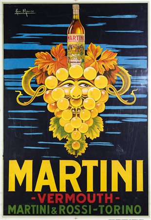 MANIFESTO<BR>"Martini - Vermouth - Martini & Rossi - Torino"