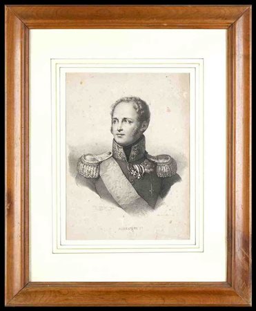 RUSSIA, Impero
Charles MOTTE (1785-1836)
Ritratto di Zar Alessandro II