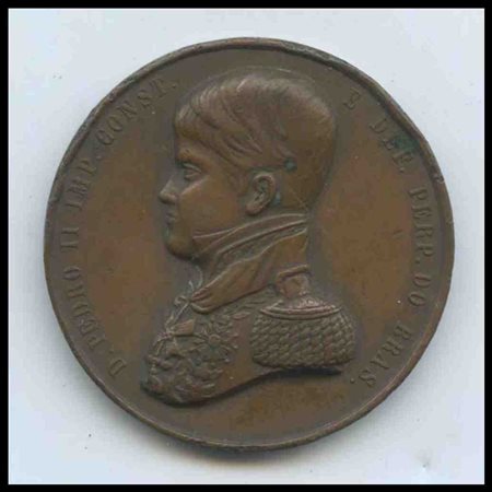 BRASILE
Medaglia commemorativa Don Pedro II, Brasile