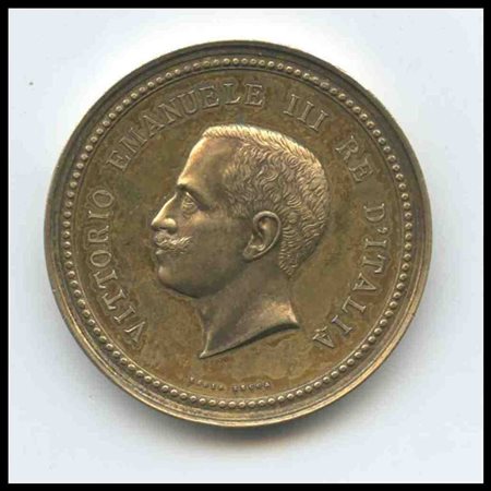 ITALIA, Regno
Medaglia commemorativa Vittorio Emanuele III, premio d'onore