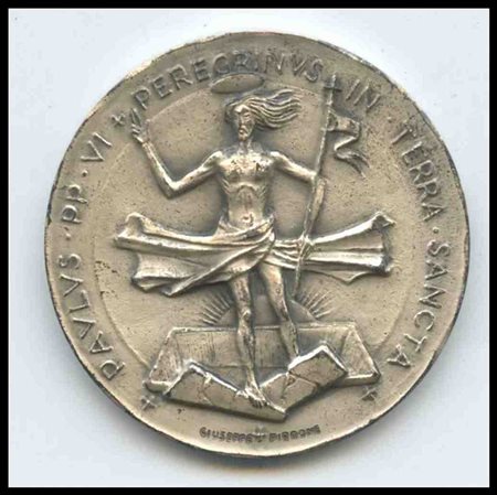 

Medaglia commemorativa Paolo VI, 1964, argento