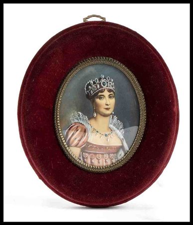 ITALIA, inizi XIX secolo

Ritratto in miniatura di Josephine Bonaparte