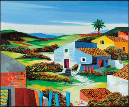 MESCHIS RENZO Palermo 1945 "Paesaggio"