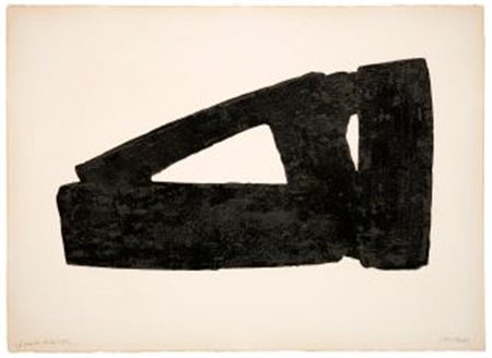 PIERRE SOULAGES (1919 - 2022) Eau-forte XXXII, 1974 Eau-forte sur papier...