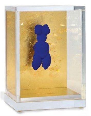 YVES KLEIN (1928 - 1962) Petite vénus bleue Bronze peint avec la couleur IKB,...