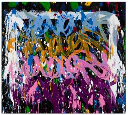 JONONE (né en 1963) Ran-off, 2017 Acrylique sur toile, signée, titrée et...