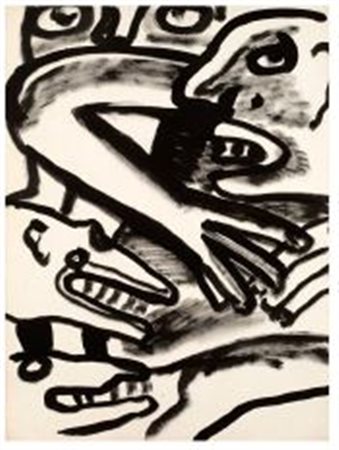 BENGT LINDSTRÖM (1925 - 2008) Sans titre Encre sur papier Ink on paper 76 x...