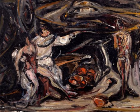 Giovanni Stradone (Nola 1911-Roma 1981)  - Pagliacci, (1938)