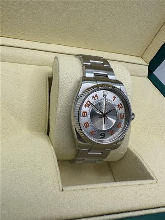 ROLEX AIR KING 114234 QUADRANTE GRIGIO TUXEDO + SECONDO QUADRANTE