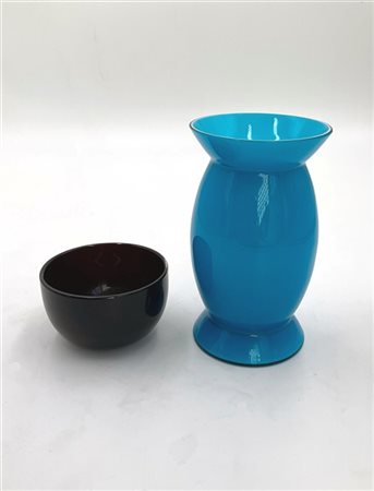 Alessandro Mendini Vaso della serie "Idalion". Venini, Murano, 1994. Vetro incam