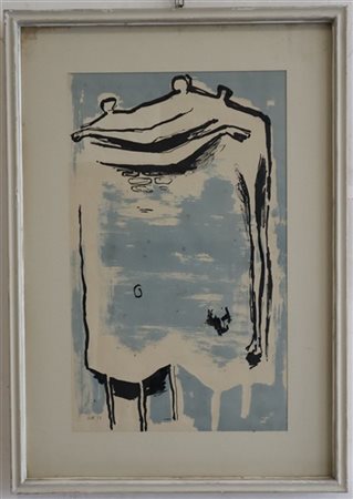 Kenneth Armitage "Standing Group" 1952
litografia a colori
cm 53x32
siglata e da