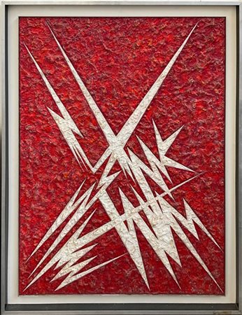 Antonio Secci "Verso lo spazio" 1972
tecnica mista su tavola
cm 116x89
firmata,