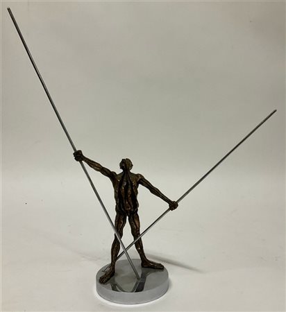 Agenore Fabbri "Liberazione" 1972
Scultura in bronzo e ferro cromato
h figura cm