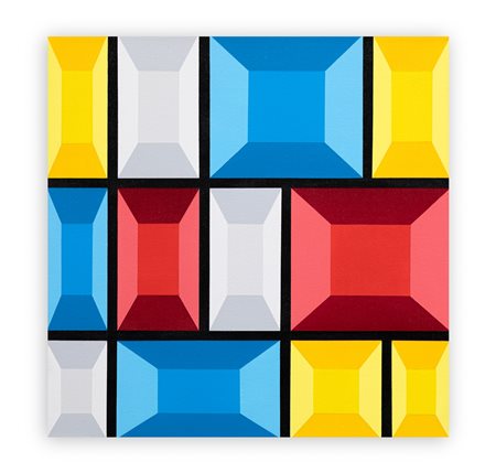 ANNA GORA - Ispirato a Mondrian N.2, 2019