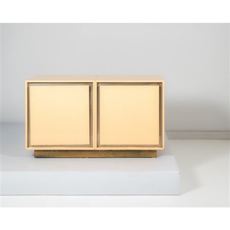 JEAN CLAUDE MAHEY (Attr.le), Sideboard in legno laccato